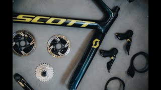 SCOTT ADDICT RC DREAM BIKE BUILD from the WORLD TOUR [upl. by Ken]