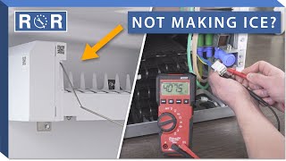 Ice Maker Not Working Refrigerator Troubleshooting  Repair amp Replace [upl. by Einon19]