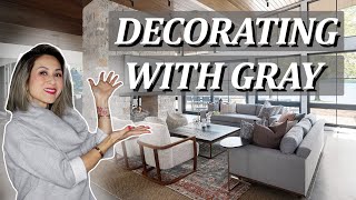 DECORATING WITH GRAY 🩶 How to Update Gray in Your Home for a Modern Refresh [upl. by Ress]