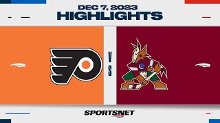 NHL Highlights  Flyers vs Coyotes  December 7 2023 [upl. by Watanabe305]