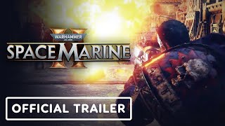 Warhammer 40000 Space Marine 2  Official Tyranid Swarms Trailer [upl. by Ahsirkal]