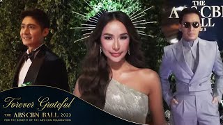 Eian Rances Samantha Bernardo BGYO Luis amp Jessy walk the Red Carpet  ABSCBN Ball 2023 1013 [upl. by Gniy]