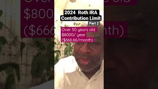 2024 Roth IRA Contribution Limits investing [upl. by Sew]