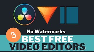 3 Best Free Video Editors with NO Watermark [upl. by Arden4]