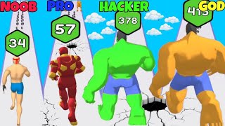 NOOB VS PRO VS HACKER VS GOD in Upgrade Run 3D [upl. by Deny]