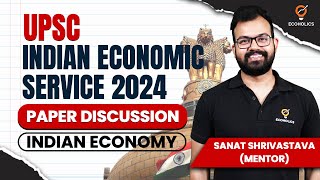 UPSC Indian Economic Service 2024 Paper Analysis  Answer Key Expected Cutoff  Ecoholics [upl. by Hekker]