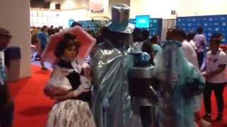 D23 Expo Hatbox Ghost Bride Cosplay Haunted Mansion Disney [upl. by Esirahs]