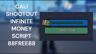 Cali Shootout FREE Autofarm Script  SOLARA SUPPORT  ROBLOX [upl. by Ilrahs]