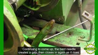 Adjust Hay Needles To Tucker Finger Update Kit for John Deere Square Baler [upl. by Hoover]