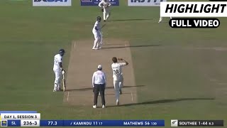 Sri Lanka vs New Zealand 1st Test Day 1 Full Match Highlight Video 2024  SL vs ENG Test Highlight [upl. by Clarita]