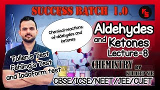 Oxidation of aldehydes and ketones l Tollens test l Fehlings test l Haloform test l by kuldeep sir [upl. by Roos]