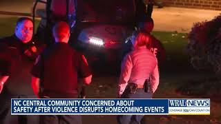 NC Central community concerned about safety after violence disrupts homecoming events [upl. by Padget364]