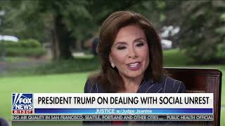 Interview Jeanine Pirro Interviews Donald Trump at The White House  September 12 2020 [upl. by Weissmann]