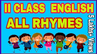 II CLASS English ALL Rhymes E LEARN [upl. by Browning]