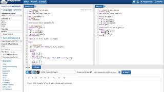 VHDL Demonstration du compilateur en ligne EDAPlayground [upl. by Topping]