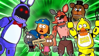 Dogo e Ratch em FNAF 2 Noite 3  Five Nights at Freddys 2 em desenho animado [upl. by Delwin523]