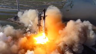 Blastoff SpaceX launches Starship on 6th flight booster catch called off [upl. by Sundberg920]