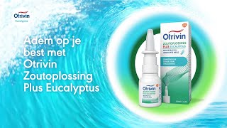 Otrivin Zoutoplossing Plus Eucalyptus maakt je verstopte neus vrij [upl. by Hildagard]