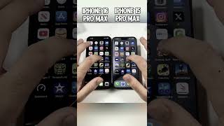 iPhone 16 Pro Max vs iPhone 15 Pro Max ⚡The CRAZIEST Speed Test You’ll EVER See 🔥Shortsviralvideo [upl. by Napra]