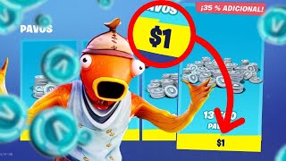 Compra PAVOS mucho MAS BARATOS en FORTNITE temporada OG 🤑 [upl. by Allesiram]