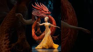 Woman Transforms into Fiery Dragon on Stage AmericaGotTalent Magic [upl. by Ronel166]