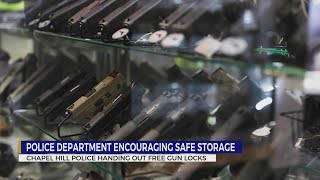 Chapel Hill Police Department encouraging safe gun storage [upl. by Eseilana]