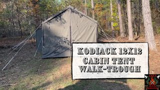 Kodiak 12x12 Canvas Cabin Tent Review [upl. by Nilsoj93]