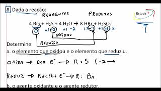 Como descobrir o agente oxidante e redutor [upl. by Ahsinrat802]