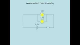 Weerstanden in een schakeling havo [upl. by Sioled]