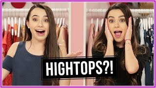 HIGHTOPS CHALLENGE  Closet Wars w Merrell Twins [upl. by Jamey]