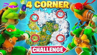 The NINJA TURTLES 4 CORNER Challenge [upl. by Janine]