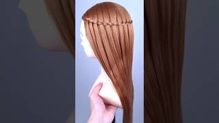 Latest waterfall hairstyle trending new latest shorts [upl. by Margareta]