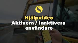 Hjälpvideo Aktivera  Inaktivera användare [upl. by Ninel]