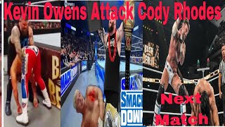 😱Kevin Owens Attack Cody Rhodes amp Become champion CM Punk VS Drew Mcintyre Next Match bashinberlin [upl. by Sibley]