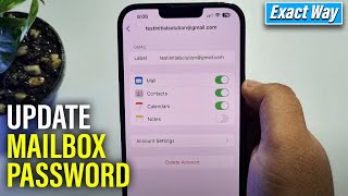 How to Update the Mailbox Password on Your iPhone  Quick amp Easy [upl. by Azaria839]