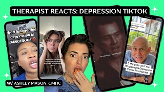 Im a Therapist and Im SHOOK by These Depression TikTok Videos [upl. by Fogel]