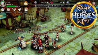 RAGNAROK 20 HEROES NFT  30 minutes gameplay [upl. by Krauss]