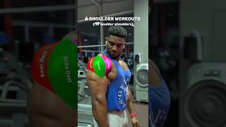 The 6 BEST Shoulder Workouts for MASSIVE Shoulders [upl. by Ardnasxela]