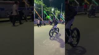 Durga Puja cycle boy reaction 😱cyclestunt shorts [upl. by Catton]