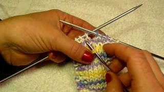 Fix a Dropped Stitch in Stockinette Knitting [upl. by Amara]