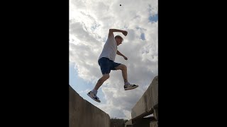 Extreme Footbag Stunt Over Dangerous GAP [upl. by Liatrice21]