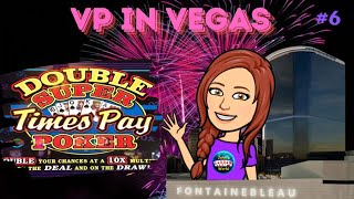 Blasting Quads at FontaineBleau VP in Vegas 6 E527 videopokercasinogambling [upl. by Silver]