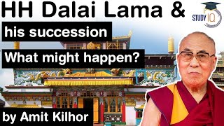 Who will succeed the 14th Dalai Lama How Dalai Lama is chosen Struggle between Tibet amp China UPSC [upl. by Vallie]