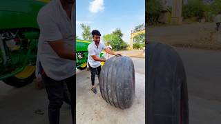 New john 🚜Deere ke monster tyre 🛞aa gaye aaj❣️🛞🚜fullmodifiedtractor royalfarming shortsvlo [upl. by Acinnej]