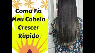 COMO MEU CABELO CRESCEU TÃO RÁPIDO [upl. by Airotkciv18]