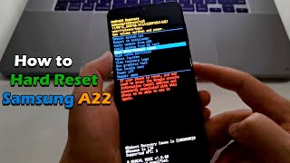 How to Hard Reset Samsung Galaxy A22 [upl. by Gregoire]