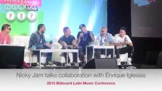 Latin Billboards 2015 Nicky Jam talks Enrique Iglesias duet [upl. by Platas]