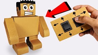 How to make a walking robot from cardboard [upl. by Nabatse254]