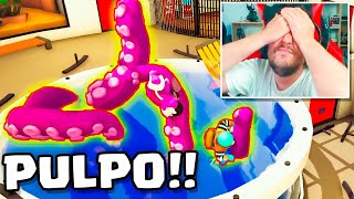 ME HAGO AMIGO DEL PULPO Y ME AYUDA A VENCER A VEGETTA JAJA GANG BEASTS [upl. by Dell]