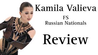 KAMILA VALIEVA  RUSSIAN NATIONALS 2024  REVIEW [upl. by Smiley404]